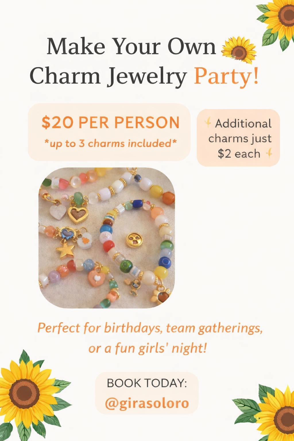 Charm Jewelry Party