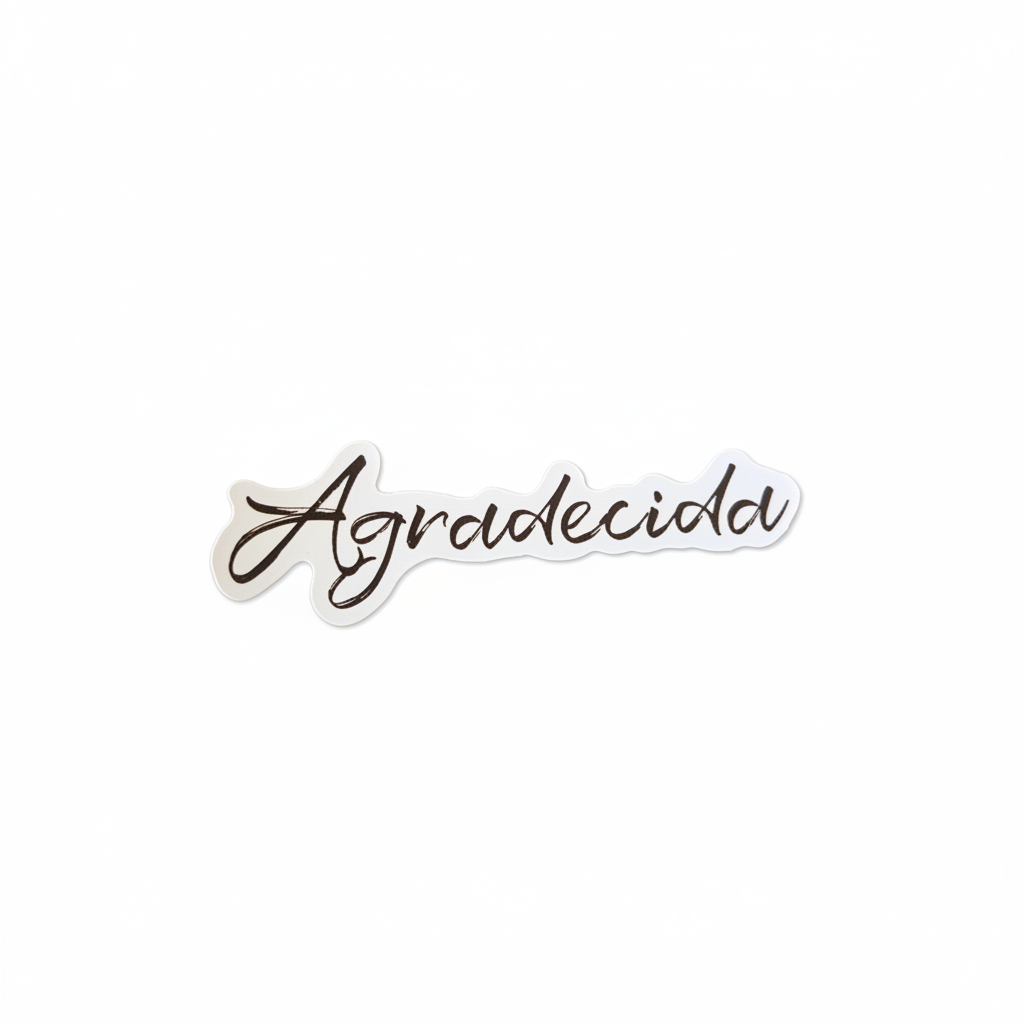 Agradecida sticker