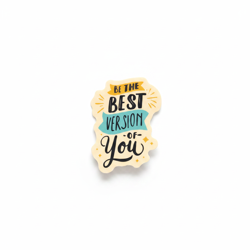Be The Best Version of You Sticker