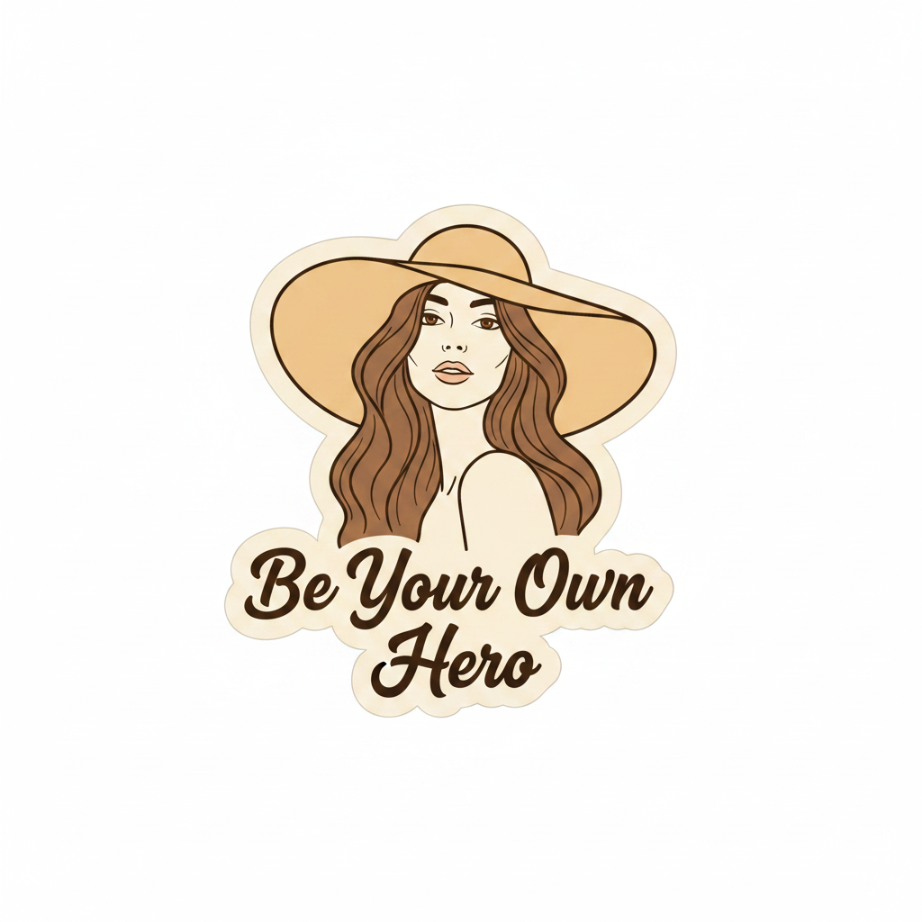 Be Your Own Hero sticker