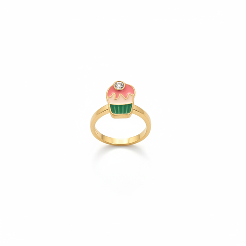 Cupcake Ring - White Background