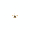 Eiffel Tower Ring on White Background