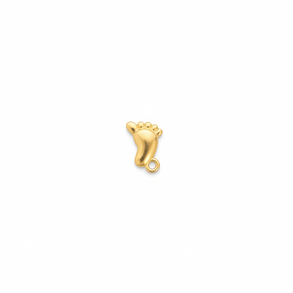 Gold Baby Foot Charm