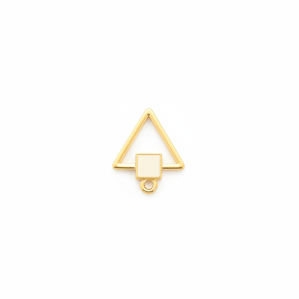 Gold Christmas Tree Charm