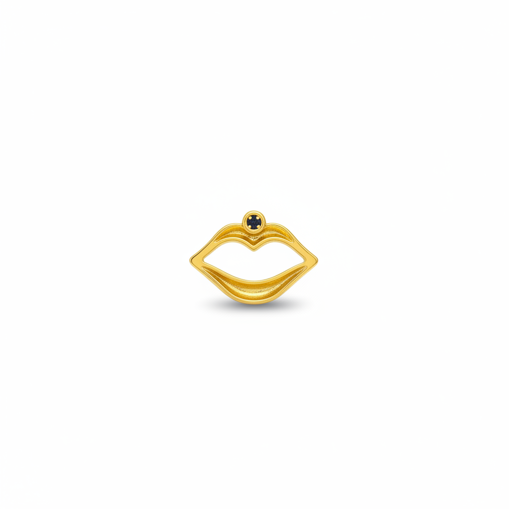 Gold Horseshoe Charm