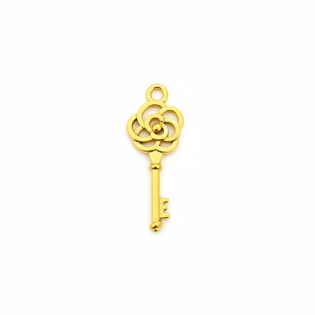 Gold Key Charm