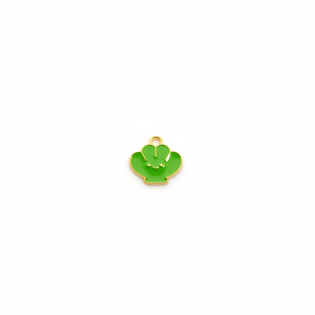 Green Shell Charm