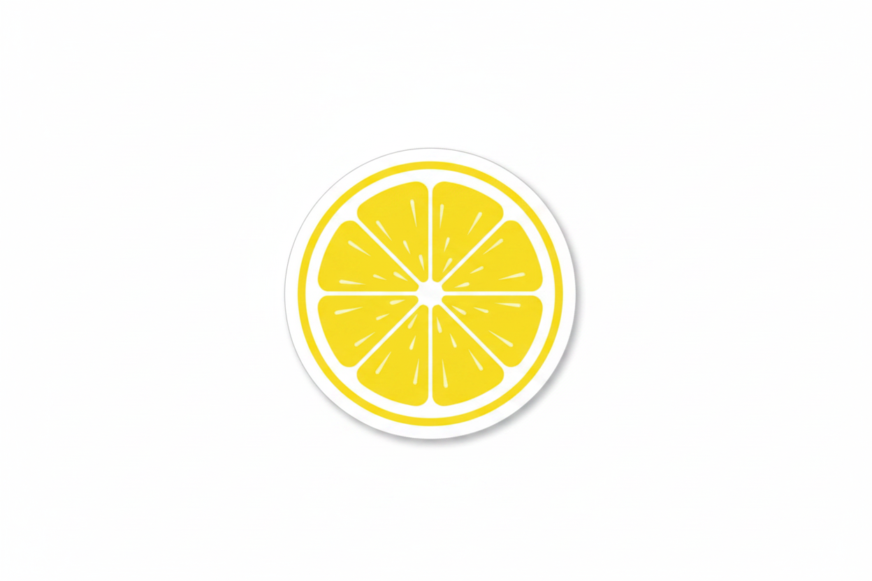 Lemon Slice Sticker