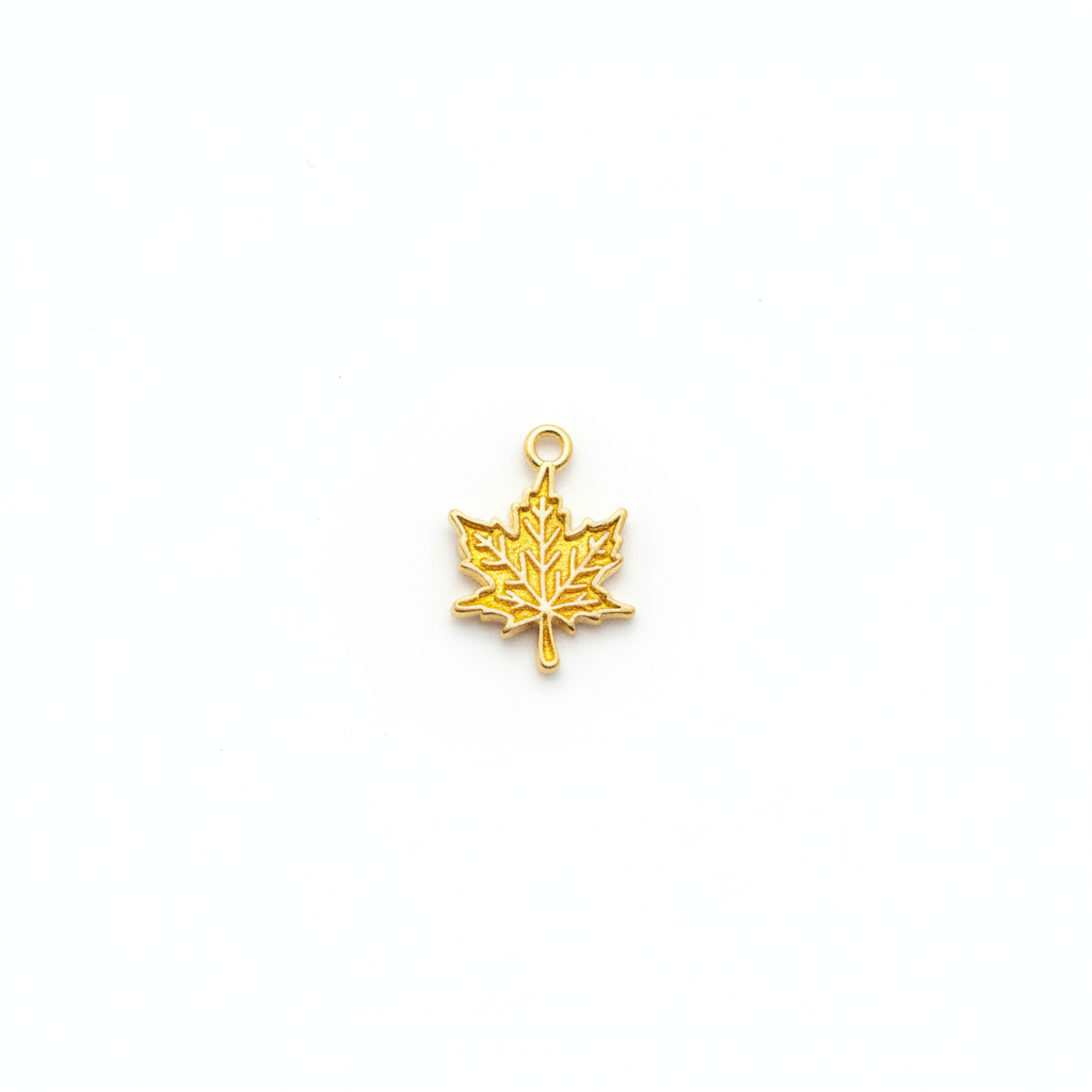 Maple Leaf Charm
