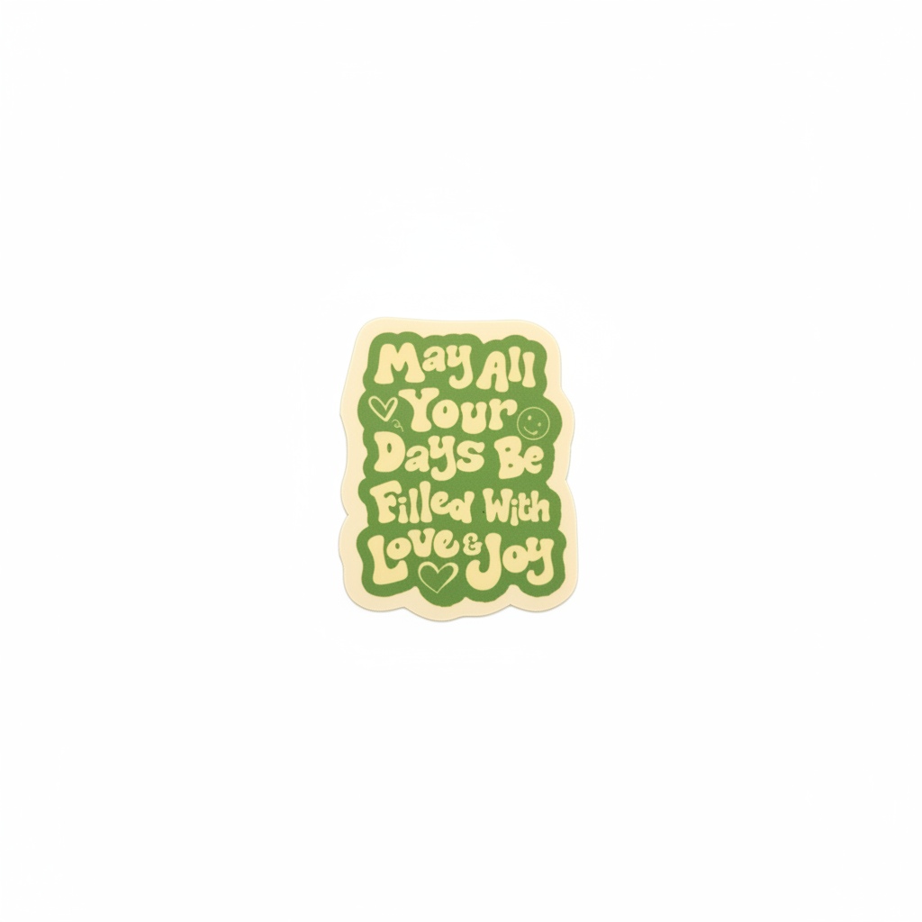 May All Your Days sticker