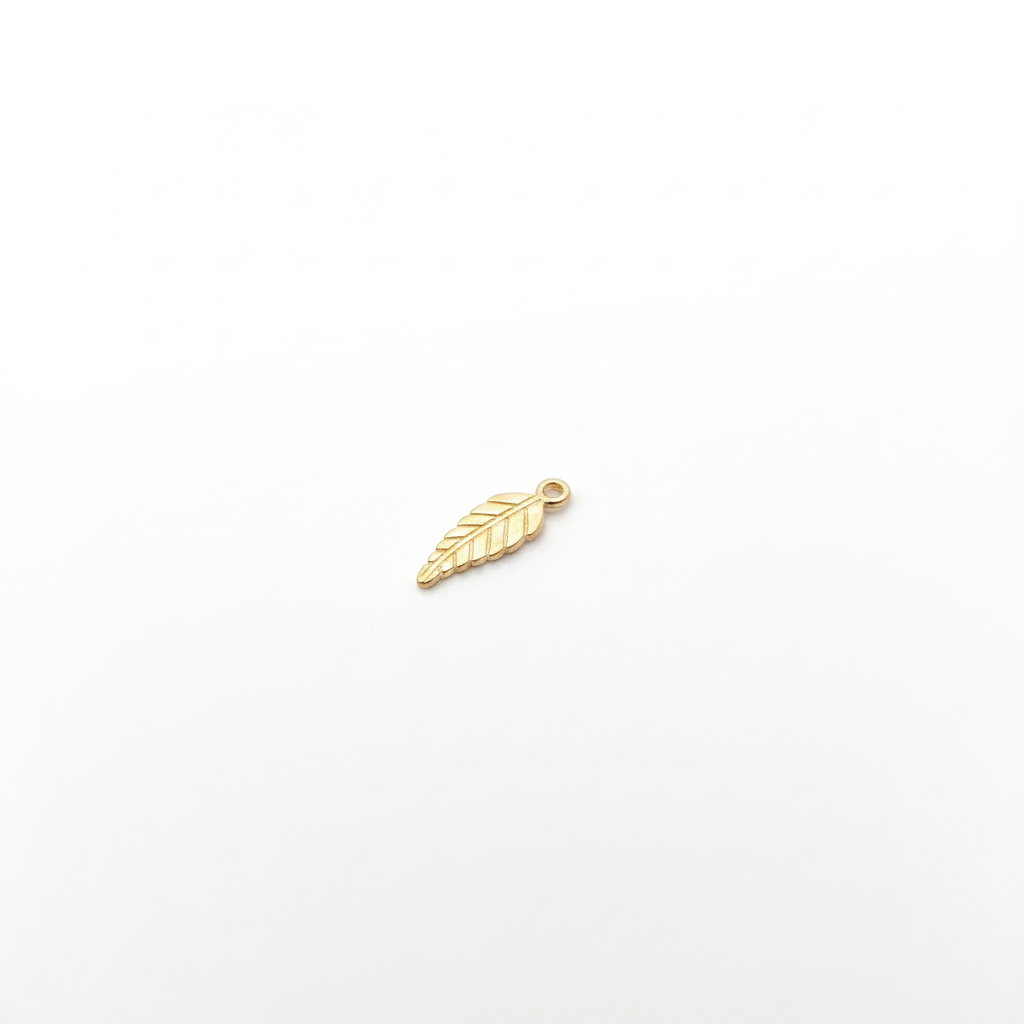 Narrow Leaf Charm Larger
