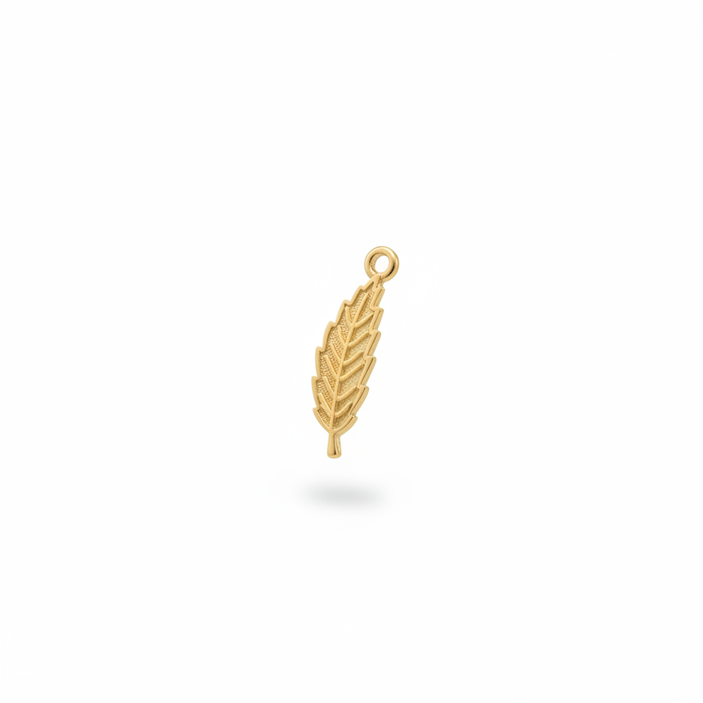 Narrow Leaf Charm Small
