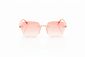 Pink Sunglasses Straight White Background