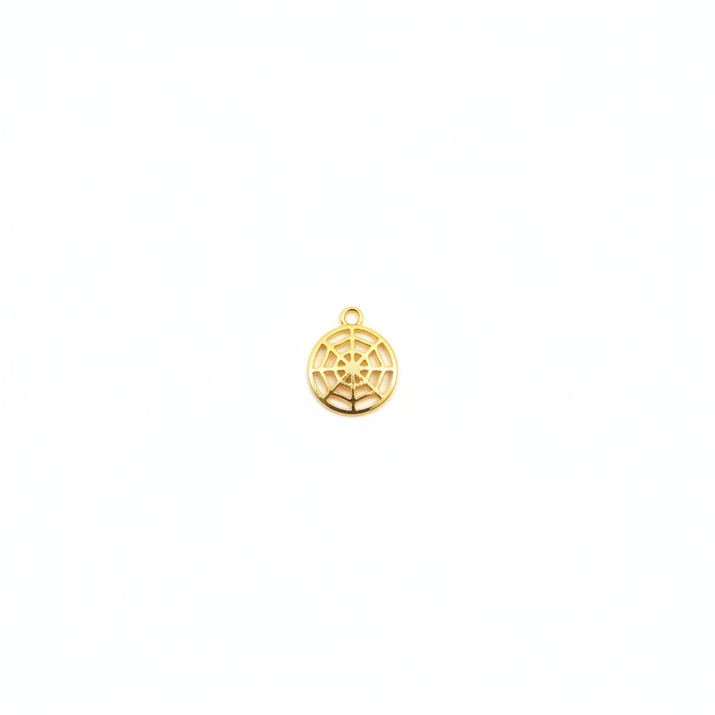 Spider Web Charm