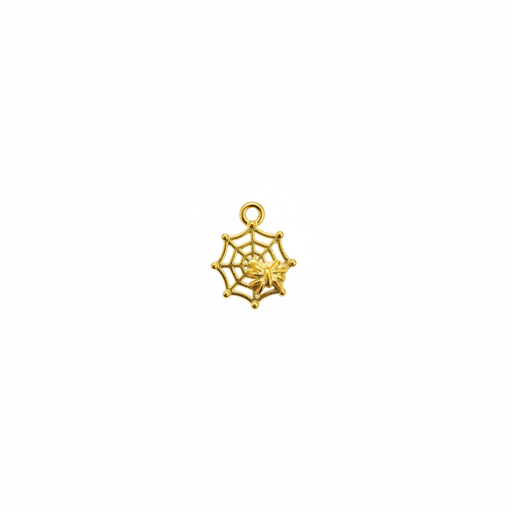 Spider Web Charm
