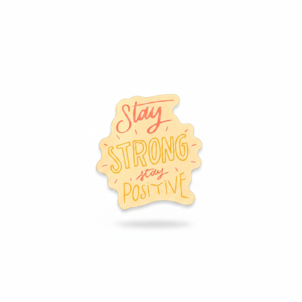 Stay Strong Stay Positive Sticker