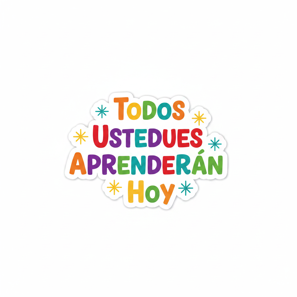 Todos Ustedes Sticker