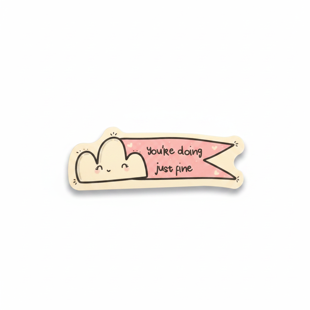 You're Doing Just Fine Sticker